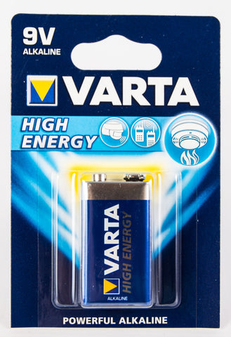 9V Varta High Energy Battery