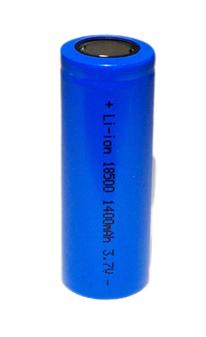 18500 3.7V 1400mAh Lithium Battery