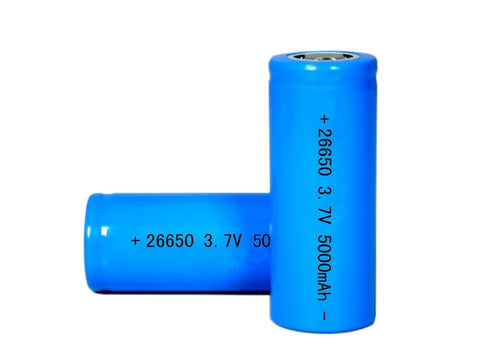 26650 3.7V 5000mAh Lithium Battery