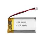 802035 3.7V 500mAh Lithium Polymer Battery