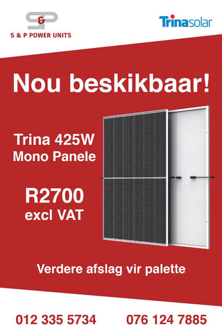 Trina 425W Monocrystalline Solar Panels