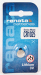 CR1025 Renata Lithium Coin Battery