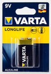 9V Varta Long Life Battery