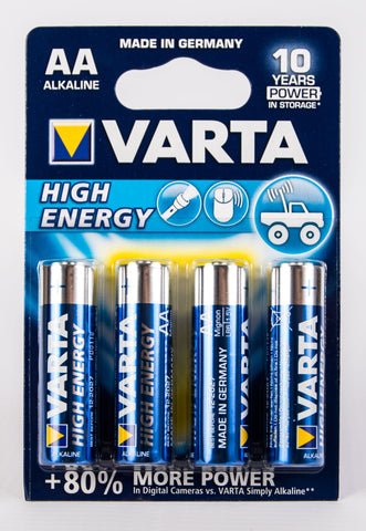 AA Varta High Energy 4 Pack